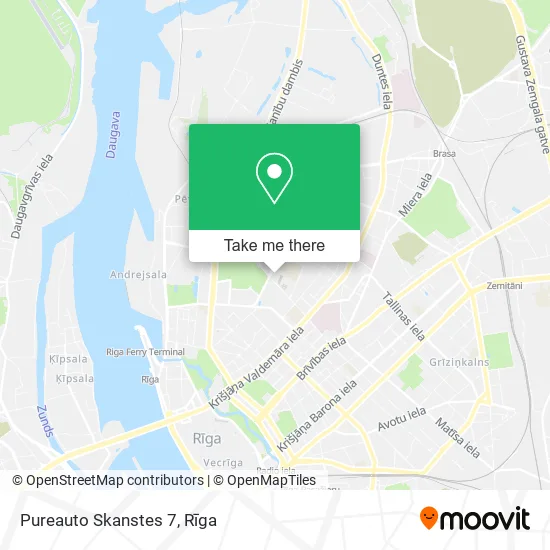 Карта Pureauto Skanstes 7