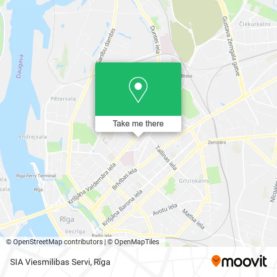 Карта SIA Viesmilibas Servi