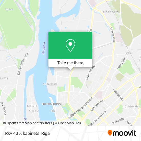 Rkv 405. kabinets map