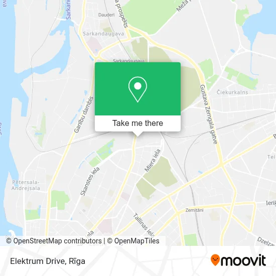 Elektrum Drive map