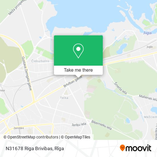 Карта N31678 Riga Brivibas