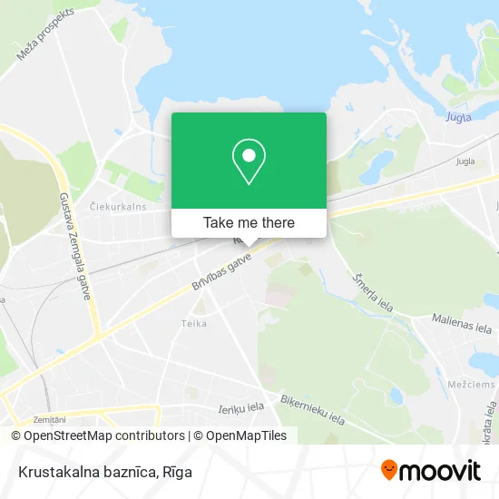 Карта Krustakalna baznīca
