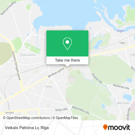 Veikals Patrona.Lv map