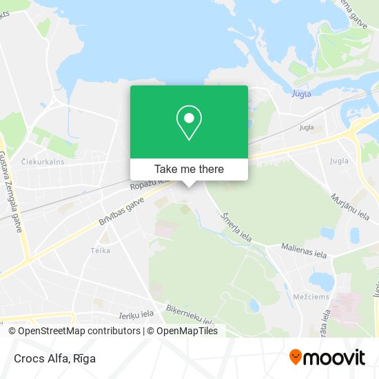Crocs Alfa map