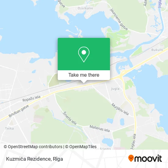 Kuzmiča Rezidence map