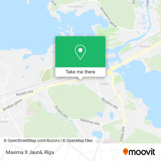 Карта Maxima X Jaunā