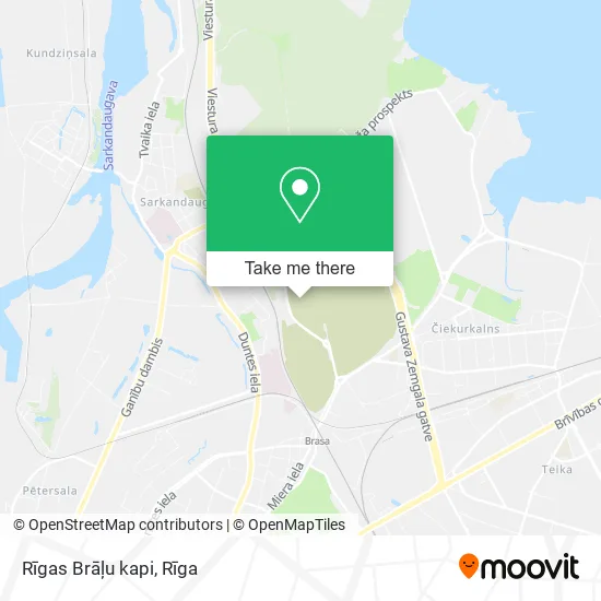 Rīgas Brāļu kapi map