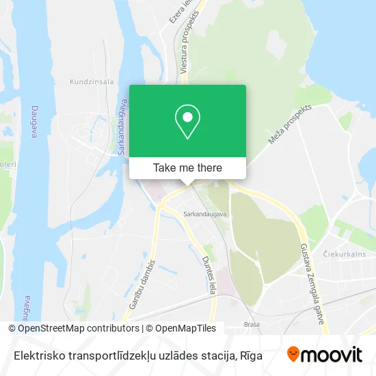Карта Elektrisko transportlīdzekļu uzlādes stacija