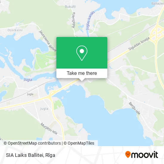 Карта SIA Laiks Ballitei