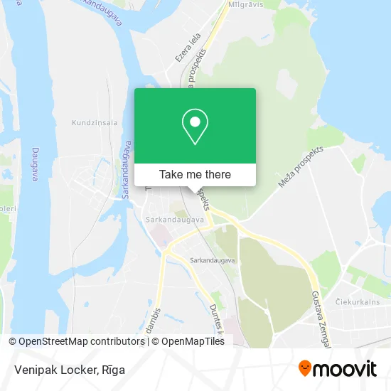 Карта Venipak Locker