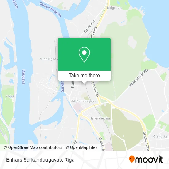 Карта Enhars Sarkandaugavas
