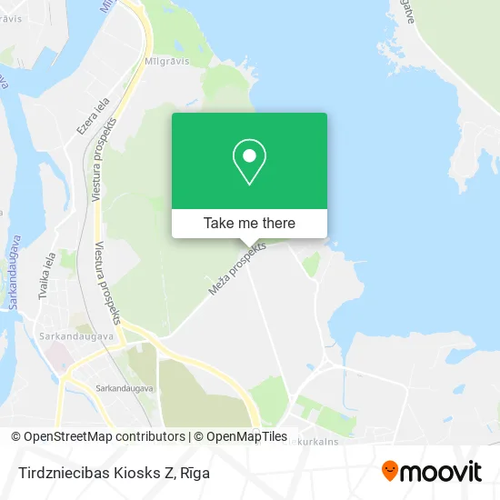 Карта Tirdzniecibas Kiosks Z