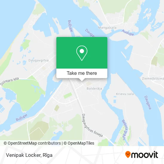 Карта Venipak Locker