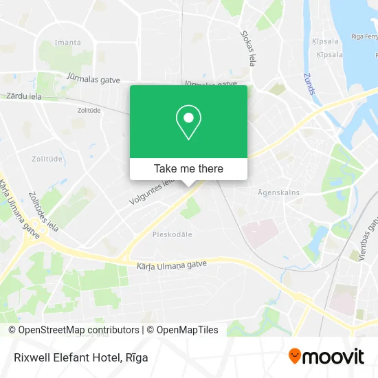 Rixwell Elefant Hotel map