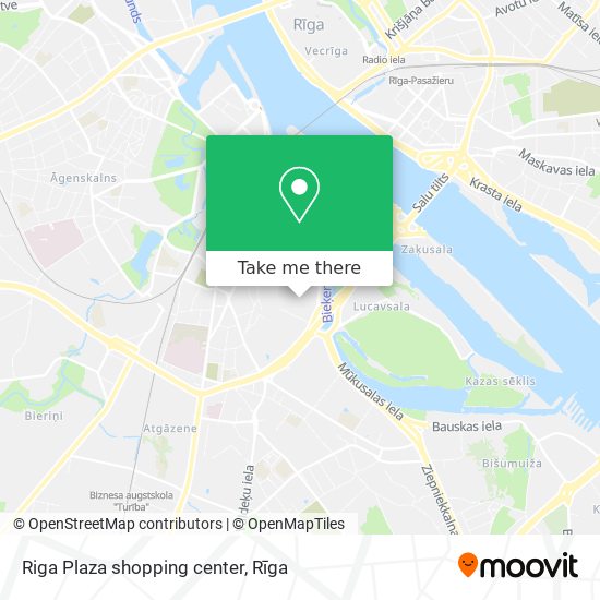 Riga Plaza shopping center map