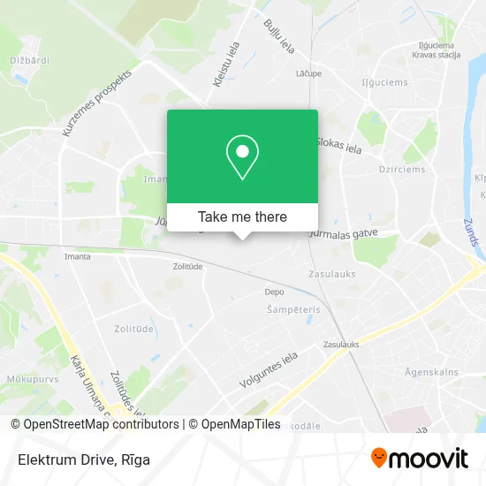 Elektrum Drive map