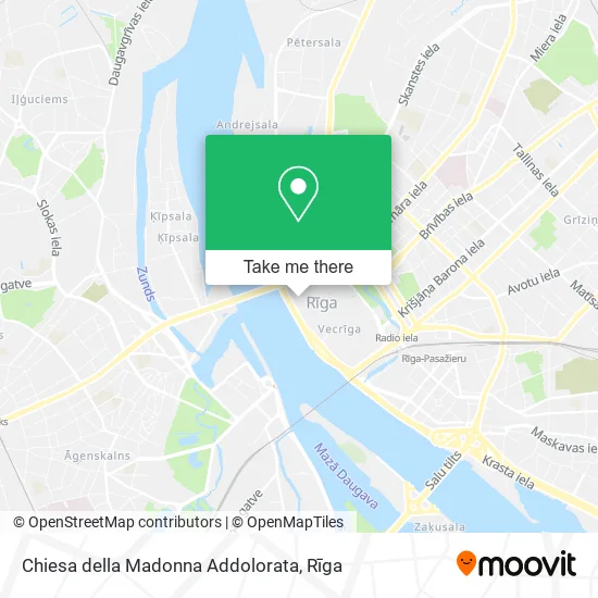 Карта Chiesa della Madonna Addolorata