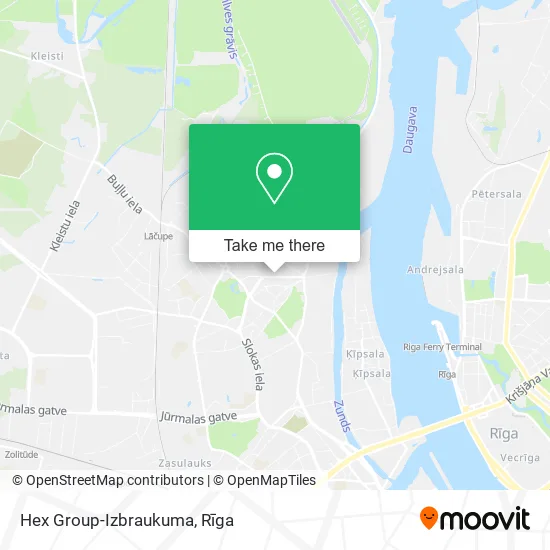 Карта Hex Group-Izbraukuma