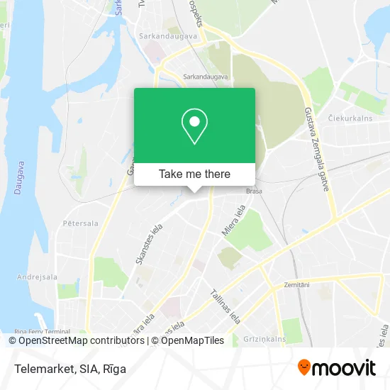 Telemarket, SIA map