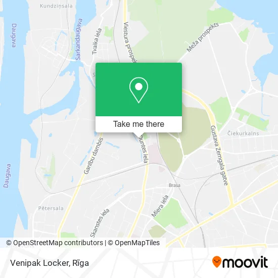 Карта Venipak Locker