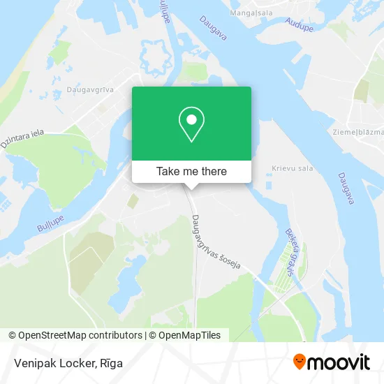 Карта Venipak Locker