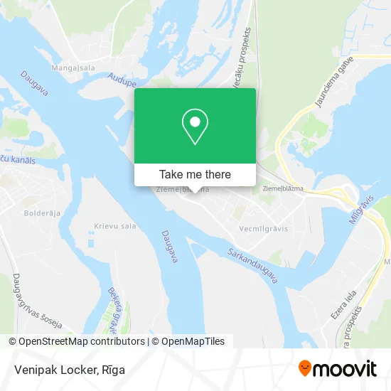 Карта Venipak Locker