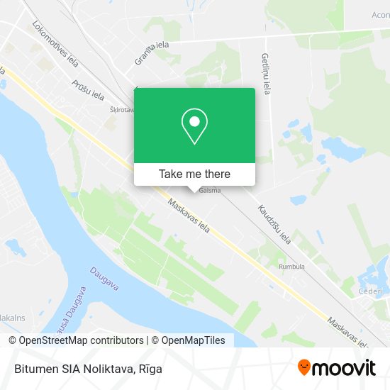 Карта Bitumen SIA Noliktava