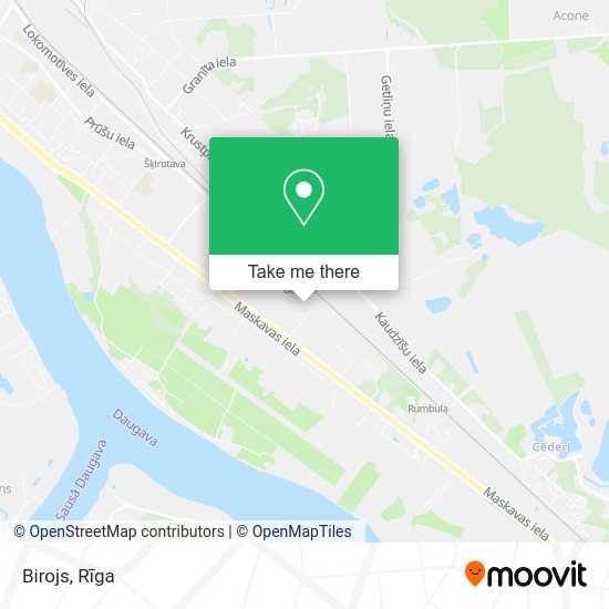 Карта Birojs