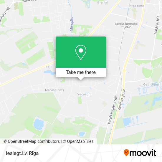 Карта Ieslegt.Lv