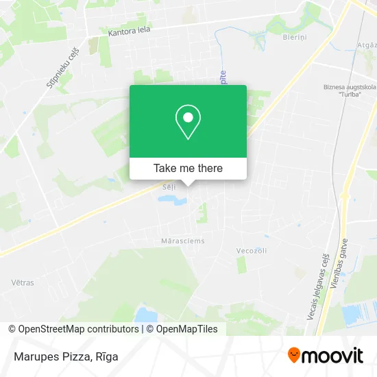 Marupes Pizza map