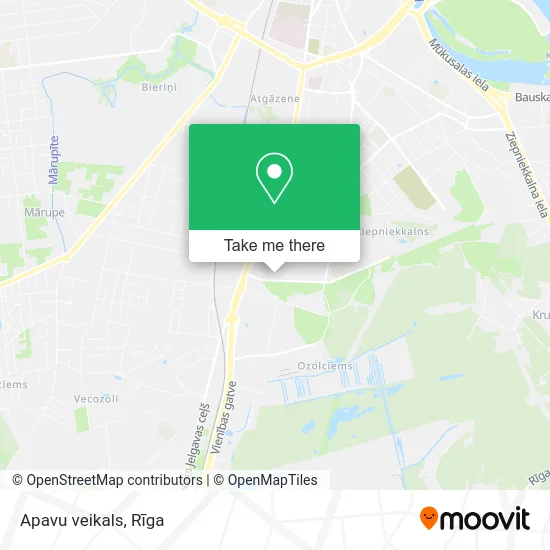 Карта Apavu veikals