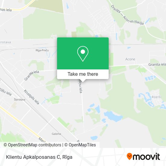 Карта Klientu Apkalposanas C