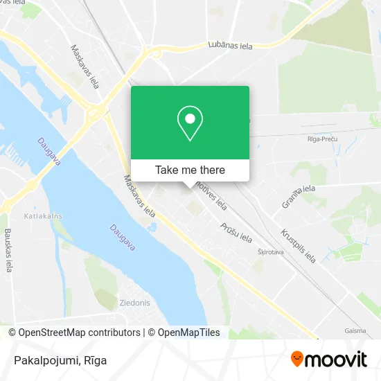 Карта Pakalpojumi