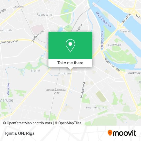 Ignitis ON map