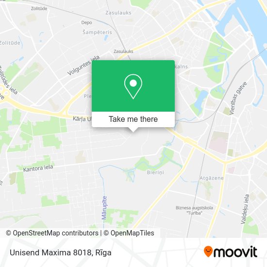 Unisend Maxima 8018 map