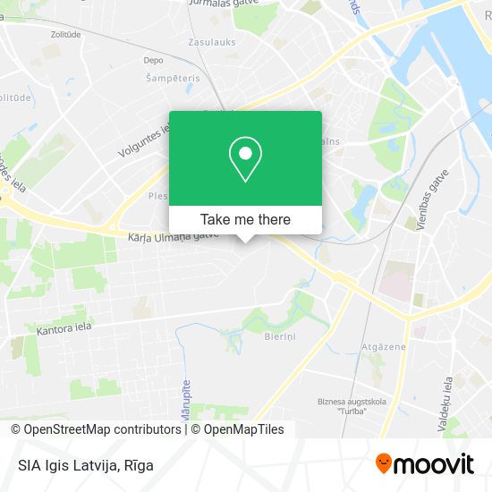 Карта SIA Igis Latvija