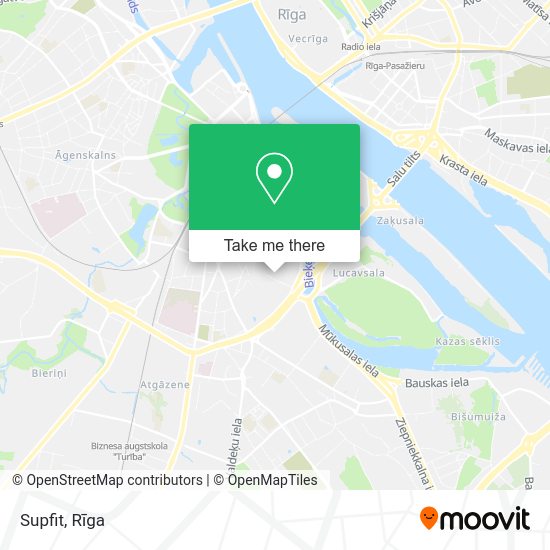Карта Supfit