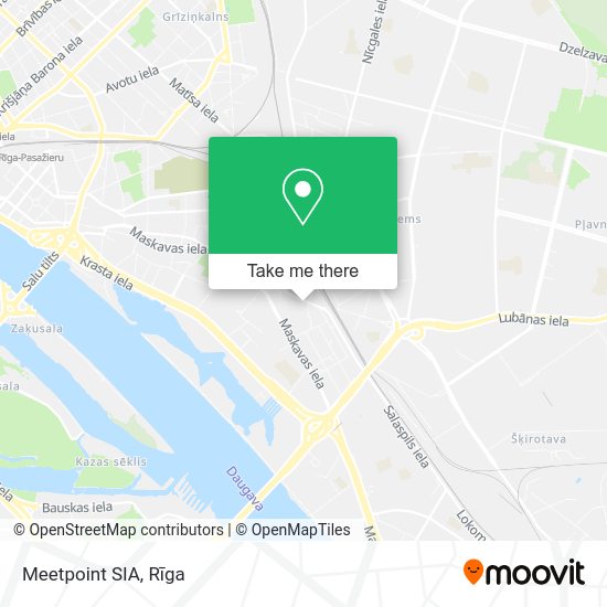 Карта Meetpoint SIA