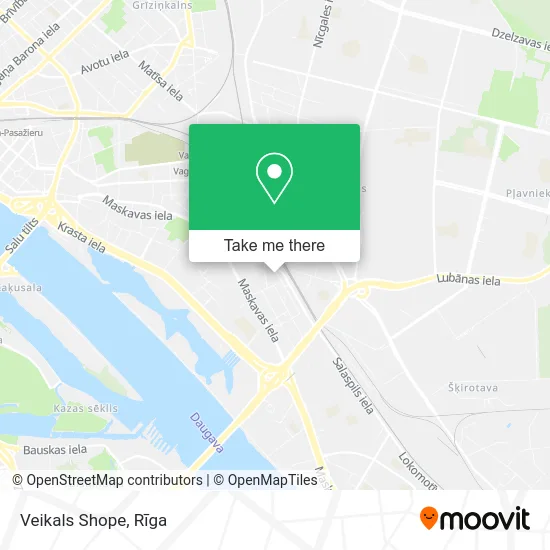 Карта Veikals Shope