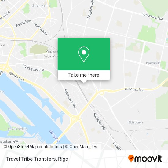 Карта Travel Tribe Transfers