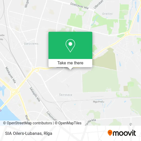 Карта SIA Oilers-Lubanas