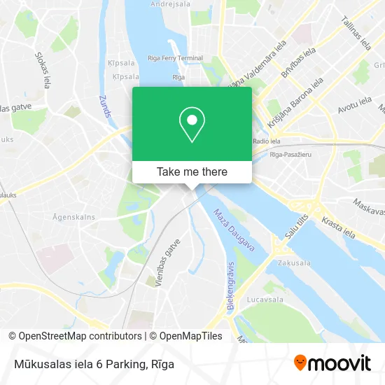 Карта Mūkusalas iela 6 Parking