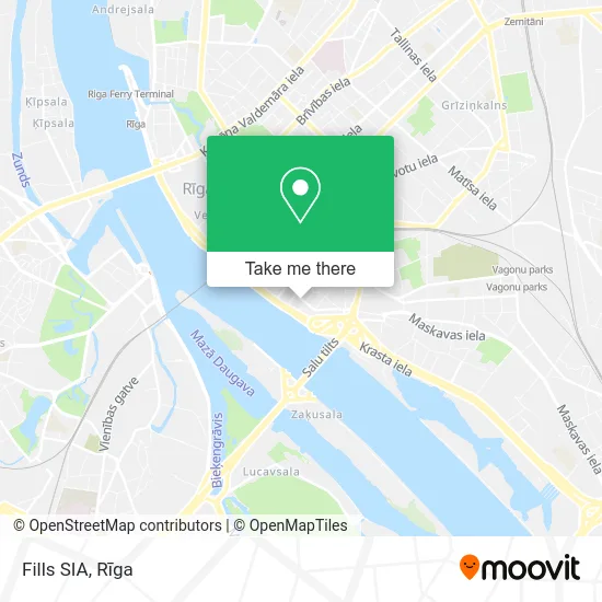 Карта Fills SIA