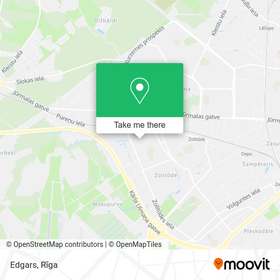 Карта Edgars