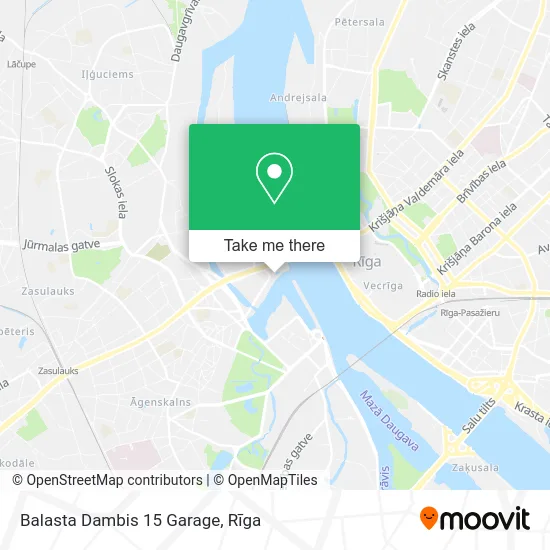 Карта Balasta Dambis 15 Garage