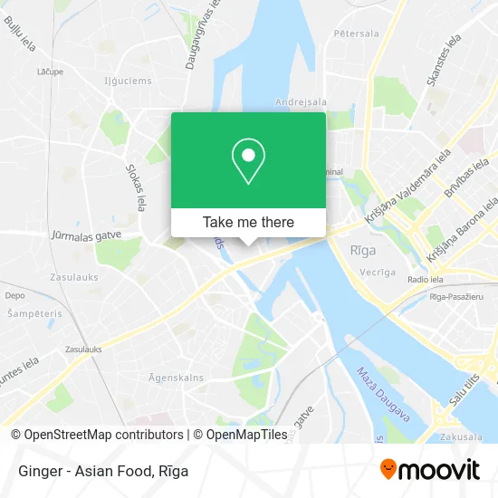 Ginger - Asian Food map