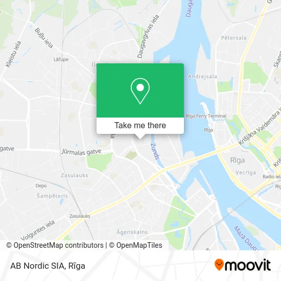 Карта AB Nordic SIA