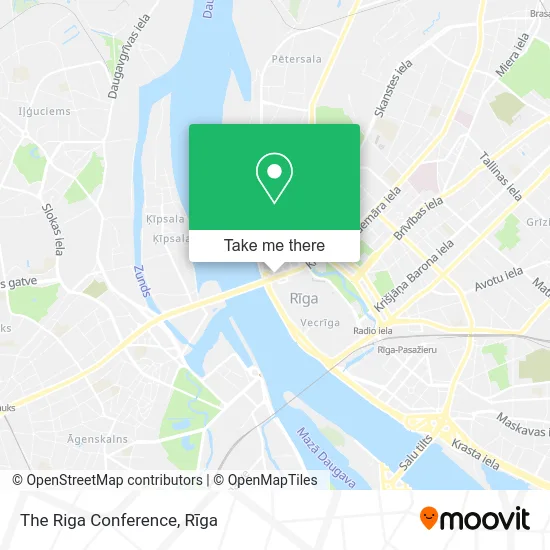 Карта The Riga Conference