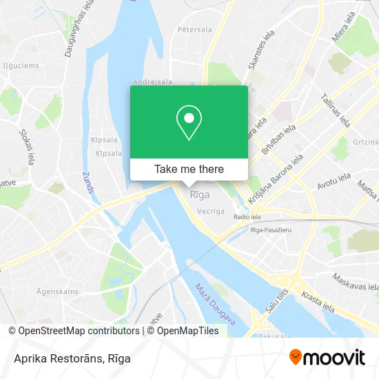 Карта Aprika Restorāns