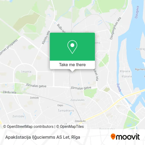 Карта Apakšstacija Iļģuciemms AS Let